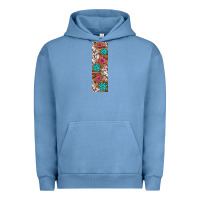 Pigment Pebble Blue baseball pen wraps Urban Hoodie - BundleAndBundleShop