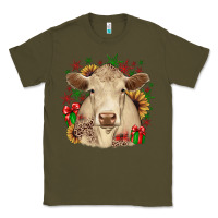 Army Green christmas charolais Classic Tee - JahusDesignShop