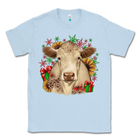 Dusty Blue christmas charolais Classic Tee - JahusDesignShop