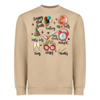 Mushroom happy new year Heavyweight Sweatshirt - MaliasSmallBusiness
