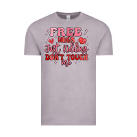 Vintage Zinc free hugs just kidding don't touch me Vintage Tee - MaliasSmallBusiness