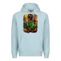 Blue Mist juneteenth black woman fashion girl Premium Hoodie - CowGirlArtShop