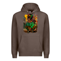 Coffee juneteenth black woman fashion girl Premium Hoodie - CowGirlArtShop
