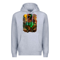 Heather Grey juneteenth black woman fashion girl Premium Hoodie - CowGirlArtShop