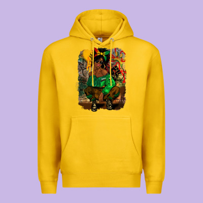 Juneteenth Black Woman Fashion Girl Premium Hoodie Designed By Cowgirlartshop