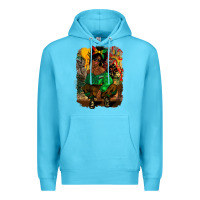 Ocean Blue juneteenth black woman fashion girl Premium Hoodie - CowGirlArtShop