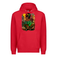Red juneteenth black woman fashion girl Premium Hoodie - CowGirlArtShop