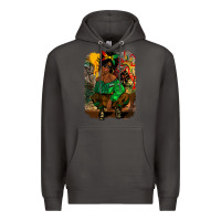Smoke juneteenth black woman fashion girl Premium Hoodie - CowGirlArtShop