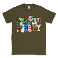 Army Green Don't worry be hoppy Classic Tee - NancyCooperArtShop