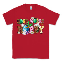 Red Don't worry be hoppy Classic Tee - NancyCooperArtShop