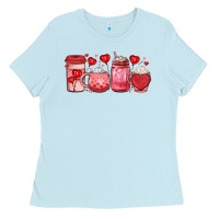 Baby Blue valentines day coffee Ladies Tee - JahusDesignShop