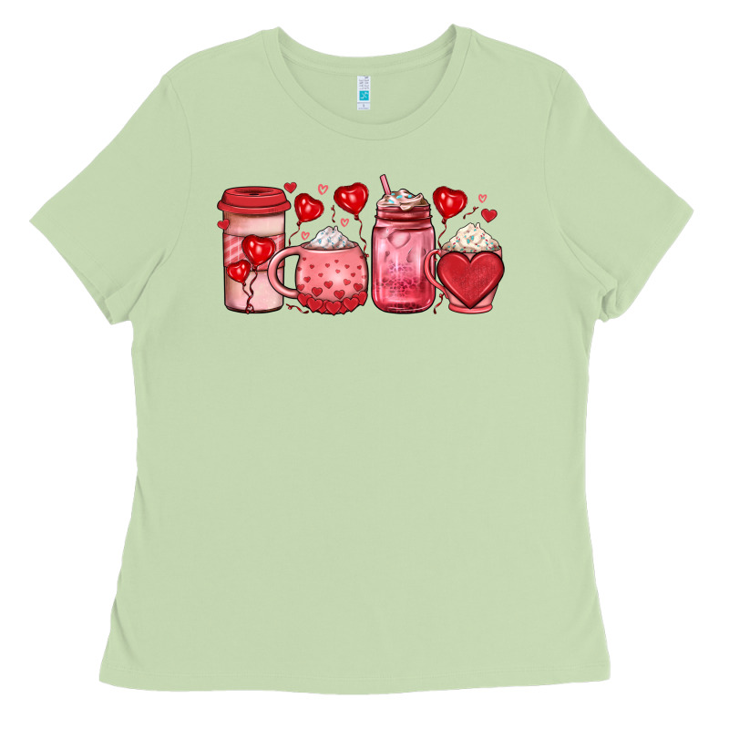 Valentines Day Coffee Ladies Tee by JahusDesignShop | Teevron