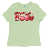 Matcha valentines day coffee Ladies Tee - JahusDesignShop