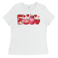 White valentines day coffee Ladies Tee - JahusDesignShop