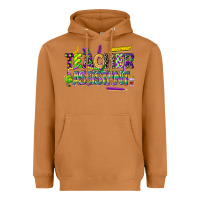 Meerkat mardi gras teacher assistant Heavyweight Hoodie - CowGirlArtShop
