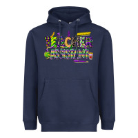 Navy mardi gras teacher assistant Heavyweight Hoodie - CowGirlArtShop