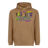 Toasted Coconut mardi gras teacher assistant Heavyweight Hoodie - CowGirlArtShop