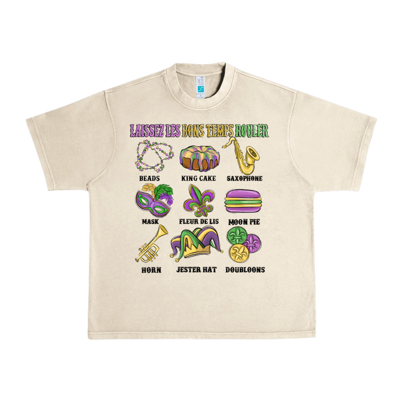 Laissez Les Bons Temps Rouler Urban Heavy Tee by MaliasSmallBusiness | Teevron