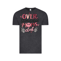 Vintage Black over stimulated moms club Vintage Tee - MaliasSmallBusiness