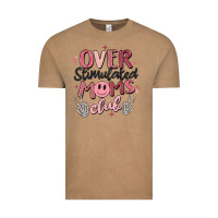 Vintage Coffee over stimulated moms club Vintage Tee - MaliasSmallBusiness