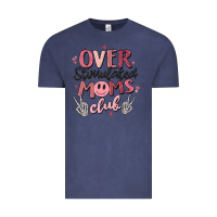 Vintage Denim over stimulated moms club Vintage Tee - MaliasSmallBusiness
