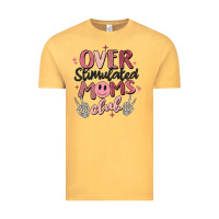 Vintage Mustard over stimulated moms club Vintage Tee - MaliasSmallBusiness