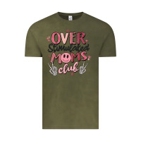 Vintage Olive over stimulated moms club Vintage Tee - MaliasSmallBusiness