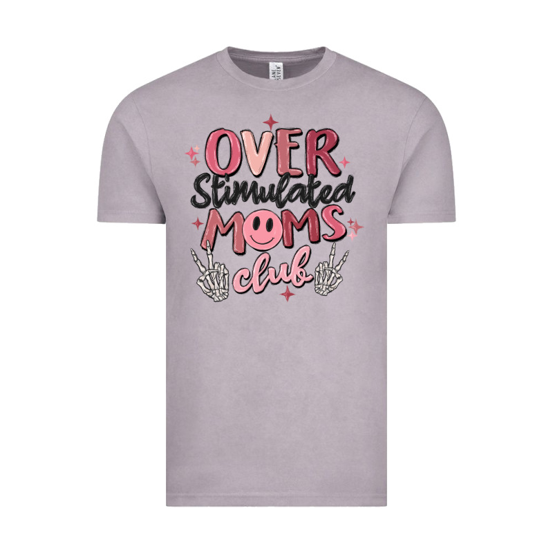 Over Stimulated Moms Club Vintage Tee by MaliasSmallBusiness | Teevron