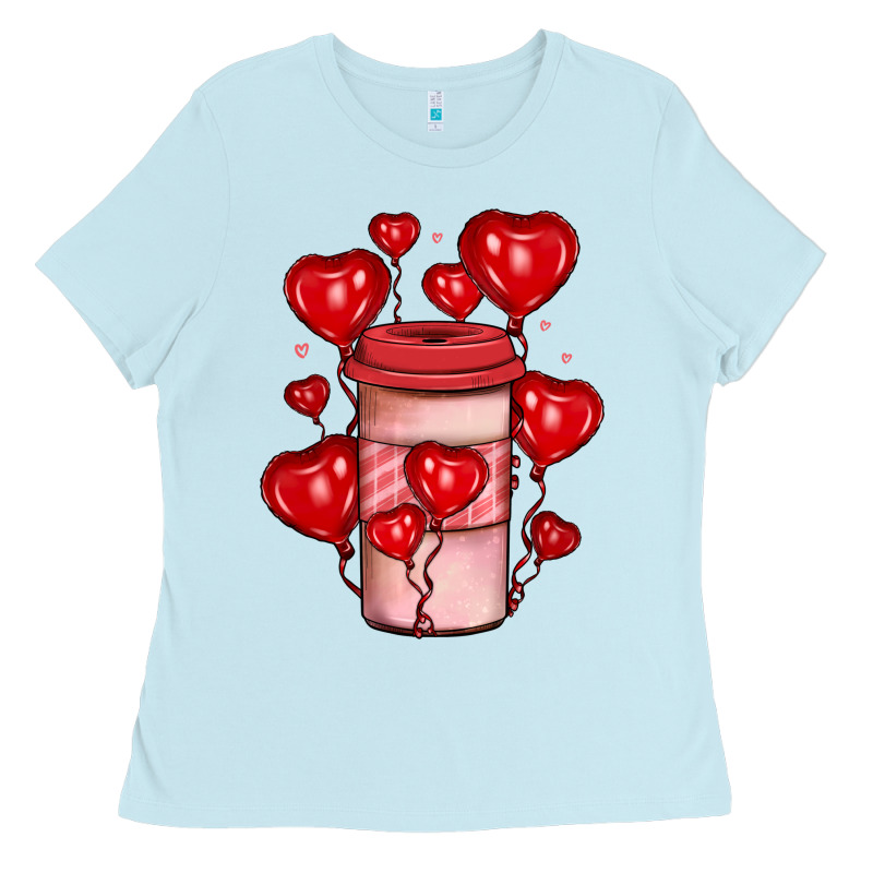 Valentines Day Coffee Ladies Tee by JahusDesignShop | Teevron