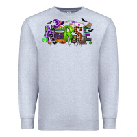 Heather Grey nurse coffee cup halloween Premium Sweatshirt - CowGirlArtShop