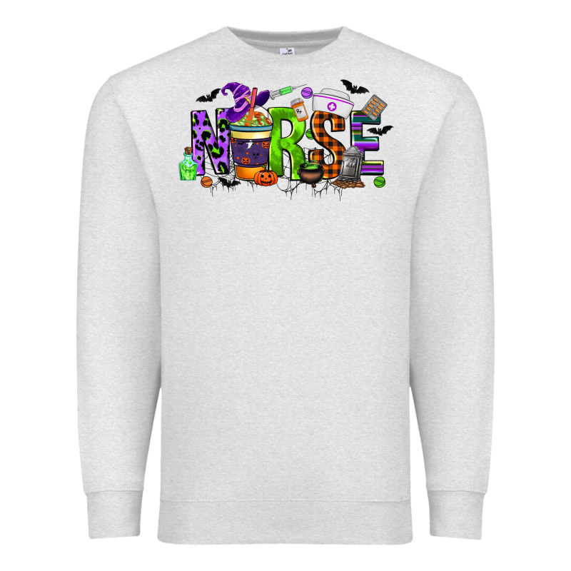 Nurse Coffee Cup Halloween Premium Sweatshirt by CowGirlArtShop | Teevron