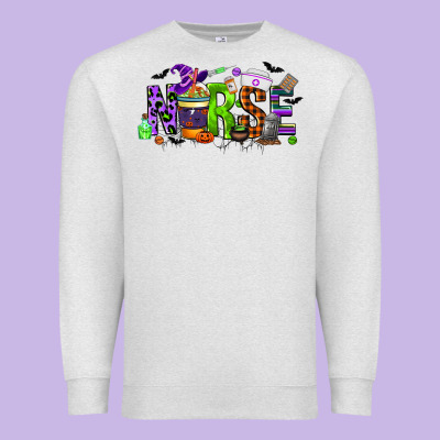Nurse Coffee Cup Halloween Premium Sweatshirt Designed By Cowgirlartshop