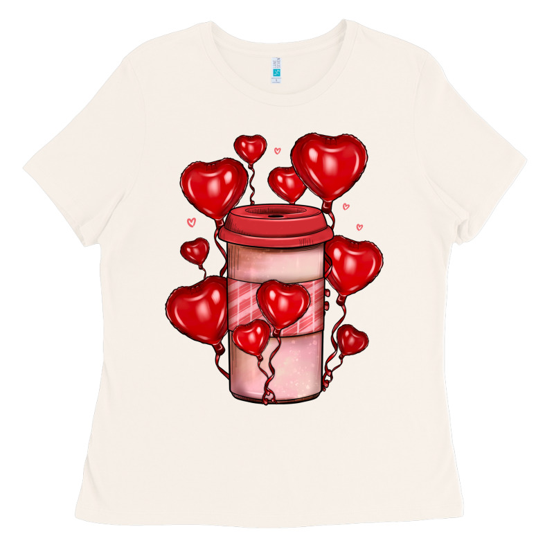Valentines Day Coffee Ladies Tee by JahusDesignShop | Teevron