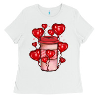 White valentines day coffee Ladies Tee - JahusDesignShop