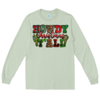 Matcha Howdy Christmas y'all Long Sleeve Tee - NancyCooperArtShop