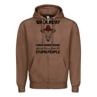 Chestnut trusting people turned me into the heifer i am tod  black Zipper Hoodie - Bettercallsaul