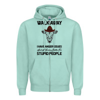 Trusting People Turned Me Into The Heifer I Am Tod  Black Zipper Hoodie | Teevron