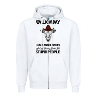 White trusting people turned me into the heifer i am tod  black Zipper Hoodie - Bettercallsaul