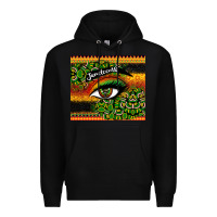 Black juneteenth eyelash Premium Hoodie - CowGirlArtShop