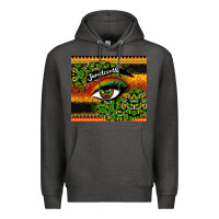 Charcoal Heather juneteenth eyelash Premium Hoodie - CowGirlArtShop