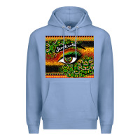 Colony Blue juneteenth eyelash Premium Hoodie - CowGirlArtShop
