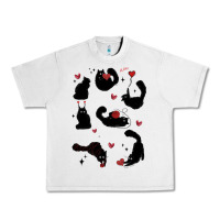 Lunar Rock valentine cat Urban Heavy Tee - MaliasSmallBusiness