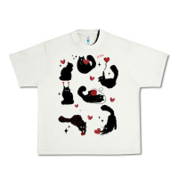 Pistachio valentine cat Urban Heavy Tee - MaliasSmallBusiness