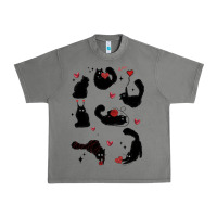 Tornado valentine cat Urban Heavy Tee - MaliasSmallBusiness