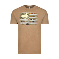 Vintage Coffee duck hunter flag Vintage Tee - MaliasSmallBusiness