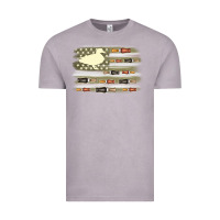 Vintage Zinc duck hunter flag Vintage Tee - MaliasSmallBusiness