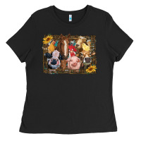 Black western farm animals Ladies Tee - RanaPortraitStore