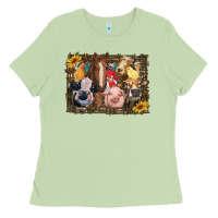 Matcha western farm animals Ladies Tee - RanaPortraitStore
