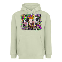 Matcha mardi gras heifers Heavyweight Hoodie - CowGirlArtShop
