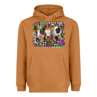 Meerkat mardi gras heifers Heavyweight Hoodie - CowGirlArtShop